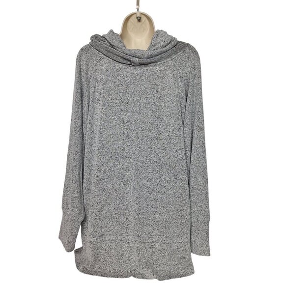 Alexander Jordan Women's Gray Cowl Neck Sweater 1X - Picture 3 of 5